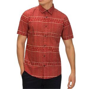 Hurley Men’s Cotton Button Up Shirt Size XXL